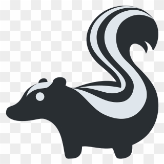 Skunk Emoji Clipart - Skunk Emoji - Png Download