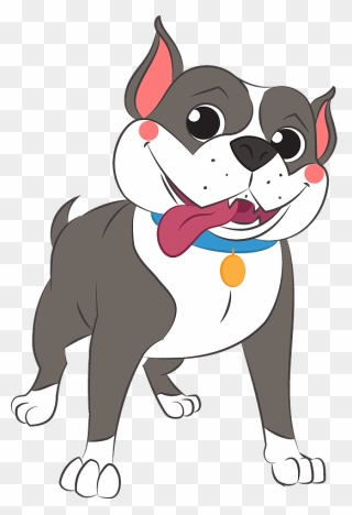 Pitbull Clipart - Boston Terrier - Png Download