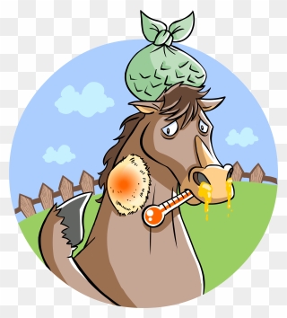 Happy World Veterinary Day Horse Clipart