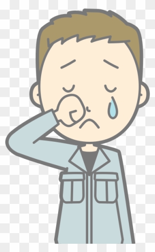 Crying Male Icon - Annoyed Man Clipart - Png Download