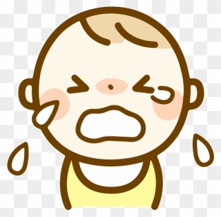 Boy Crying Cartoon Image - 赤ちゃん フリー イラスト Clipart
