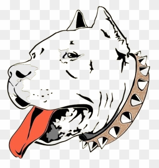 American Pit Bull Terrier Staffordshire Bull Terrier - Pitbull Drawings Clipart