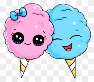 Ftecottoncandy - Cartoon Cotton Candy Clipart - Png Download
