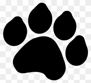 Cliparts For Free Download Husky Clipart Paw Print - Transparent Tiger Paw Print - Png Download