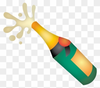 Champagne Clipart Emoji - Whatsapp 18 Emoji - Png Download