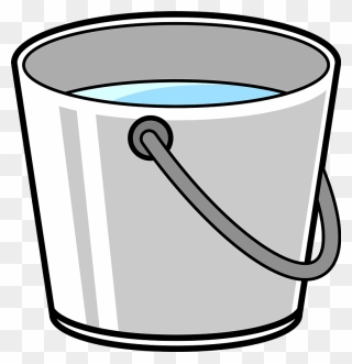 Bucket Water Clipart - バケツ 水 イラスト - Png Download
