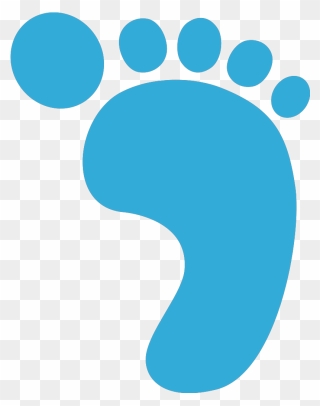 Blue Foot Leo 2 Svg Clip Arts - Left And Right Footprints - Png Download