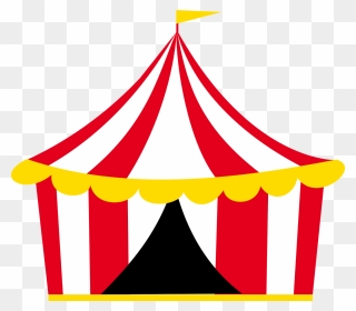 Circus Clipart Carousel - Dibujo De Una Carpa De Circo - Png Download