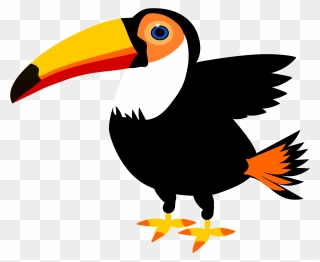 Clip Black And White Download - Toco Toucan - Png Download