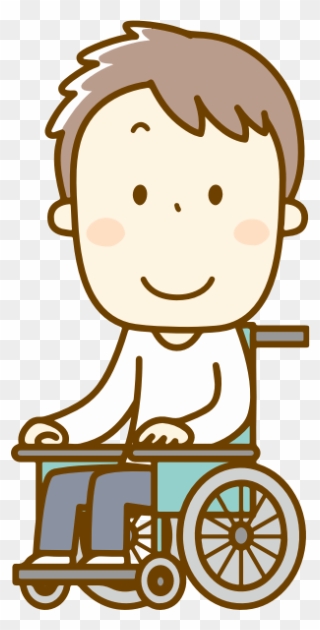 Male In Wheelchair Clipart