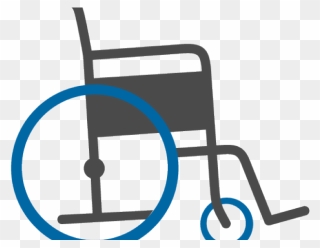 Wheelchairs Cliparts - Transparent Wheelchair Clipart - Png Download