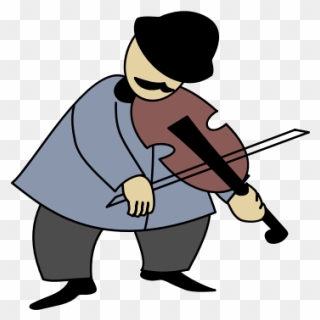 Violinist Vector Drawing - Soft Sounds Examples Clipart - Png Download