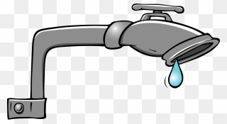 Rate Clipart Utility Bill - Faucet Cartoon - Png Download