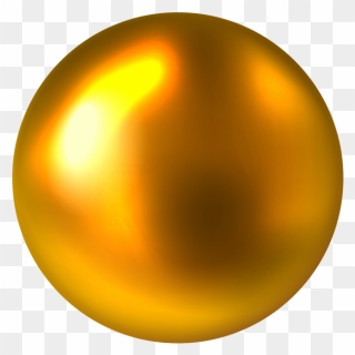Gold Ball Free Png - Gold Ball Png Clipart