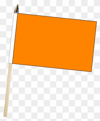 Plain Orange Flag Png Clipart - Orange Flag Clipart Transparent Png