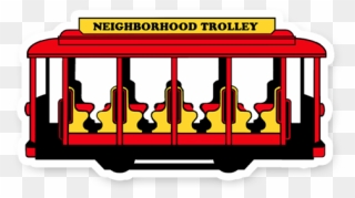 Mr Rogers Trolley Clipart - Png Download