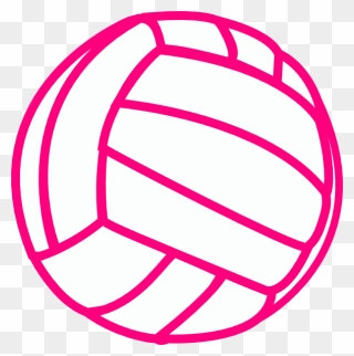 Pink Volleyball Clipart - Png Download