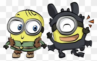 Best Images On - Toothless Minion Clipart