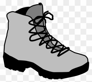 Hiking Boot Clipart - Hiking Shoes Clip Art - Png Download