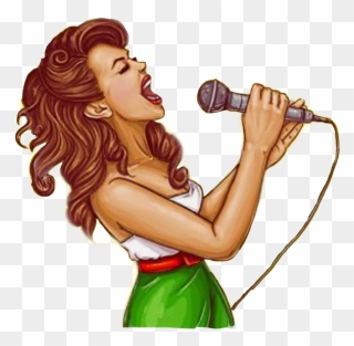 Woman Singing Png Clipart