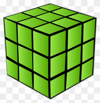 Cube Clipart Green - Cube Clipart - Png Download