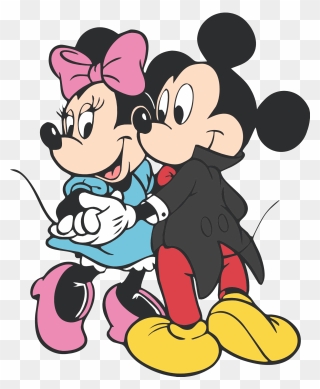 Disney Clipart Mickey Mouse Minnie - Clipart Mickey Mouse Minnie Love - Png Download