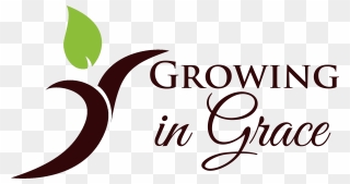Growing In Grace Logo Updated - Calligraphy Clipart