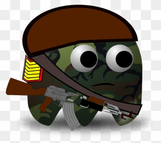 Tiger Squad Clipart - Pac Man Soldier - Png Download