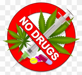 Weed, Speed Or Pills - No To Drugs Logo Clipart