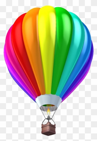 Parachute Clipart Wallpaper - Parachute Hot Air Balloon - Png Download