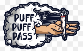 Puff Puff Pass"  Class="lazyload Lazyload Mirage Featured - Clipart Puff Puff Pass - Png Download