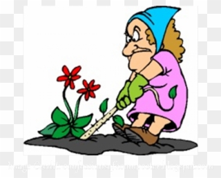 Weeding The Garden Clipart - Png Download
