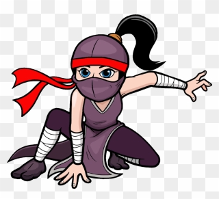 Ninja Clipart Kid Ninja - Cartoon Ninja - Png Download