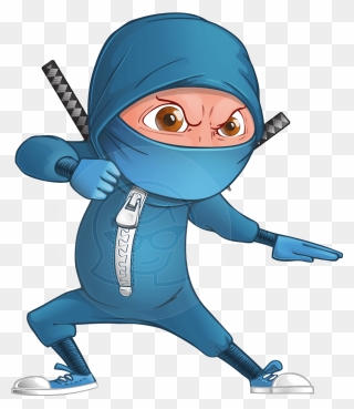 Avatars Clipart Ninja - Cartoon Character Ninja - Png Download