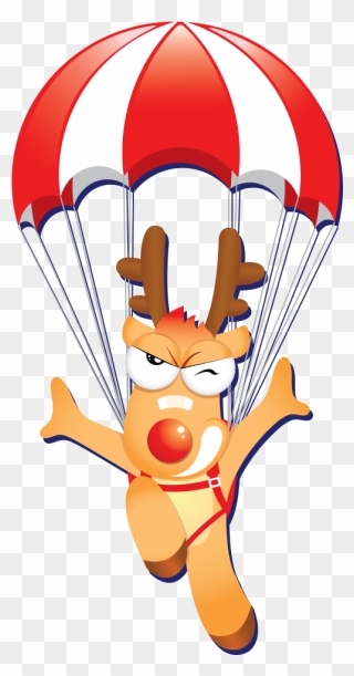 Deer Elk Christmas Claus - Christmas Vector Png Trees Clipart
