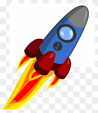 Animation Of And Red - Transparent Background Rocket Ship Png Clipart