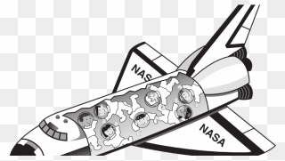 Space Shuttle Clip Art - Png Download