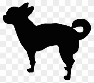 Silhouette Photography Clip Art - Chihuahua Dog Silhouette Transparent Background - Png Download