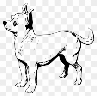 Chihuahua Png Clip Arts - Chihuahua Clipart Black And White Transparent Png