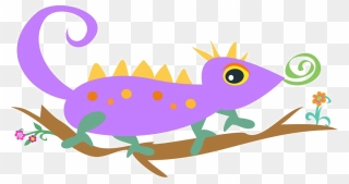 Chameleon Clipart Simple - Lizard - Png Download