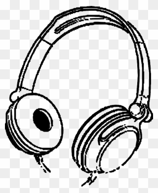 Music, Cartoon, Headphones, Headphone, Ears - Headphones Clipart - Png Download