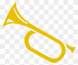 Trumpet Png Facing Left Clipart
