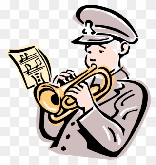 Salvation Army Trumpet Player - Cartoon Of Salvation Army Clipart