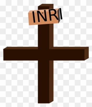 Line,symbol,religious Item - Cruz De Jesus Inri Clipart