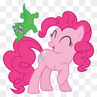 In Many Episodes She Laughs At Fear In The Face, One - My Little Pony Pinkie Pie And Gummy Clipart