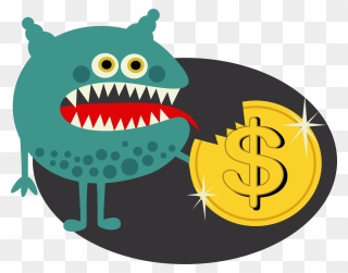 Clipart Of 50 Real Money Svg Free Library Don"t Fear - Cartoon - Png Download