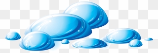Water Drops Clipart Single Raindrop - Water Spill Transparent - Png Download