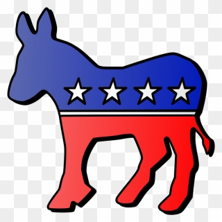 Pack Animal,area,horse Like Mammal - Transparent Background Democratic Logo Clipart