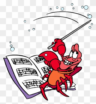 Sebastian The Crab Music Clipart