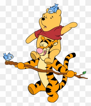 Winnie The Pooh And - Winnie The Pooh And Tigger Clipart